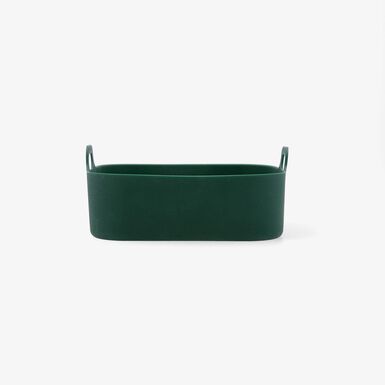 Cesta cuadrada de airfryer verde de silicona Terrae 19cm 