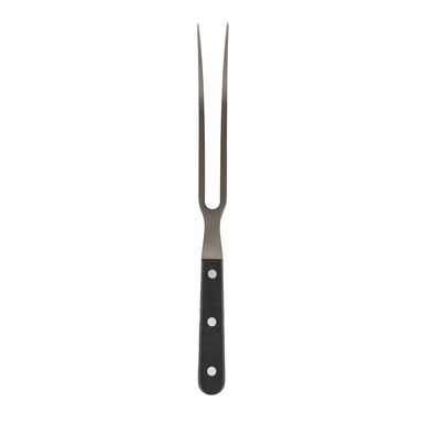 Tenedor de trinchar negro de acero in&oacute;xidable Sabatier 18,5cm