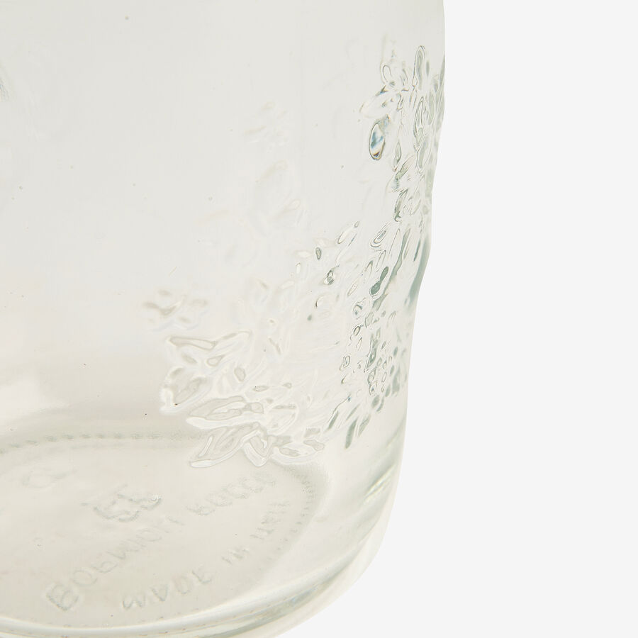 Vasito de vidrio con tapa Quattro Stagioni 32cl