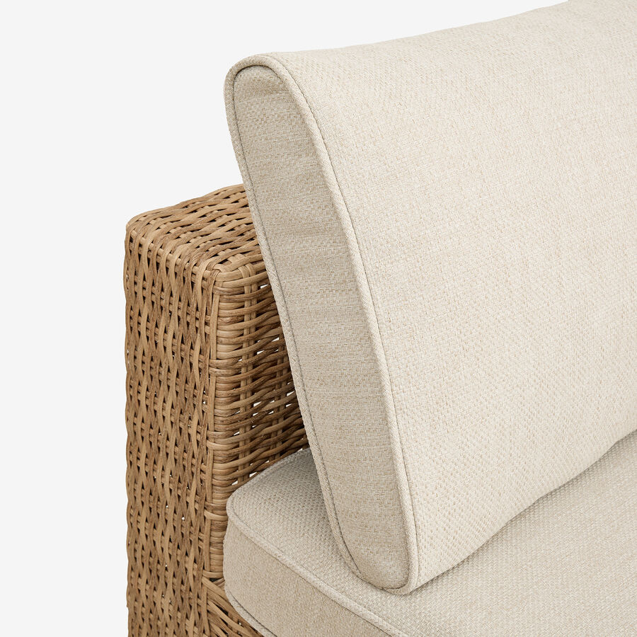 Set de jardín de 4 piezas de ratán sintético Ibiza