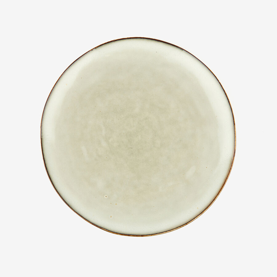 Vajilla de 12 piezas de cerámica gris Veiga