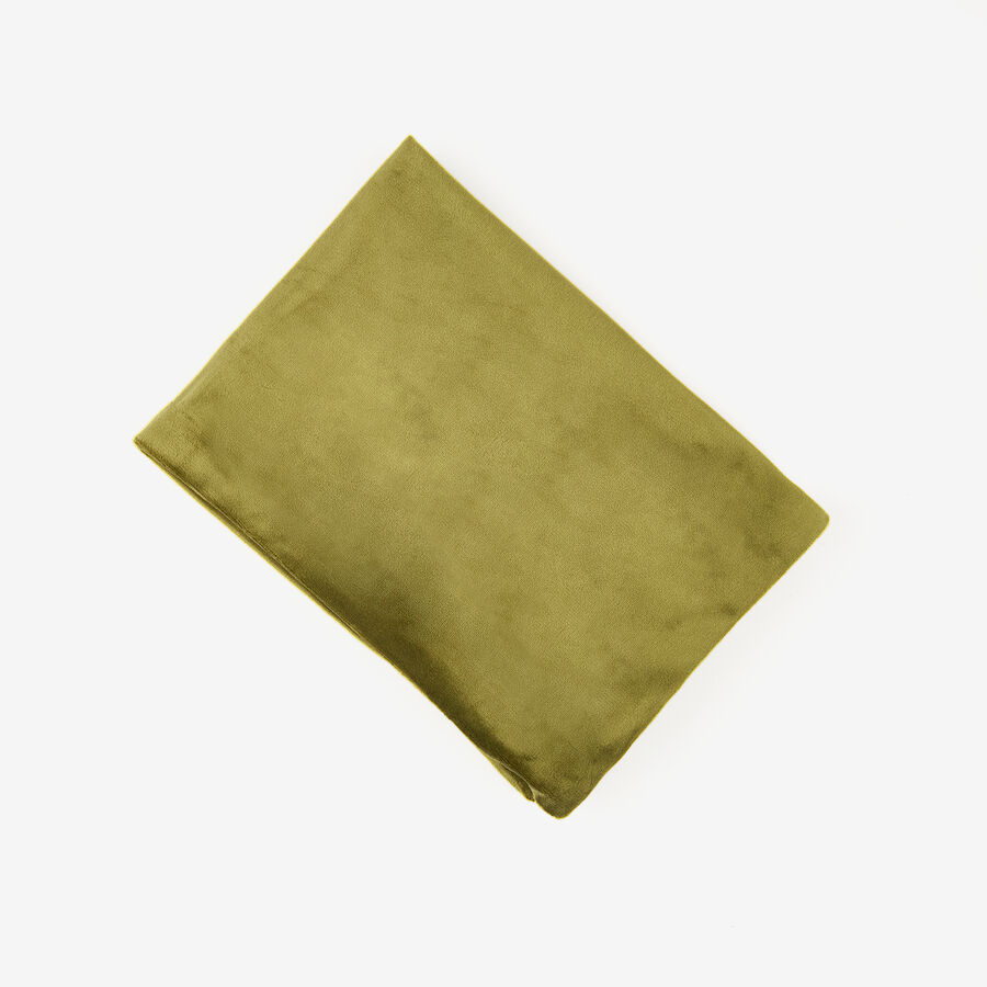 Funda de coj&iacute;n velvet verde 30x45cm
