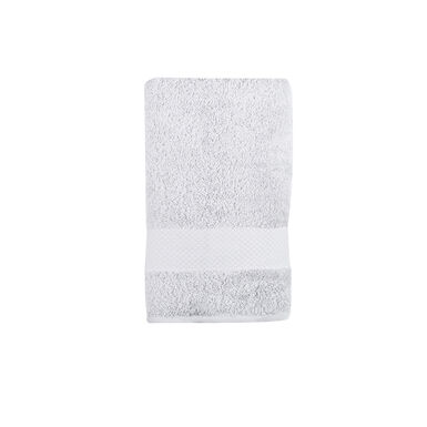 Toalla de lavabo de algodón gris Vic 50x100cm - 500 gr/m²