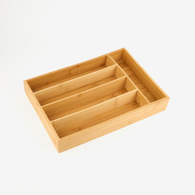 Cubertero de bamb&uacute; 35x25x5cm