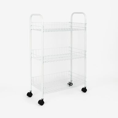 Carro cocina metal 3 cestas 40x26x62cm
