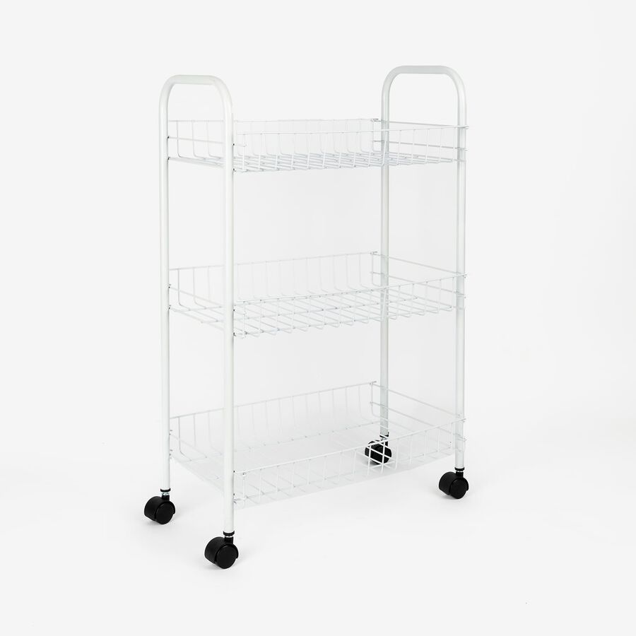Carro cocina metal 3 cestas 40x26x62cm