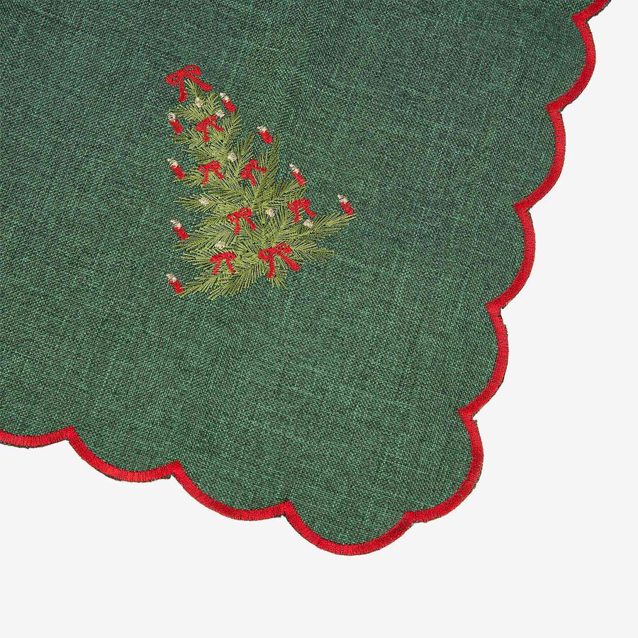 Servilleta verde Árbol Navidad 45x45 Clau&Chloe
