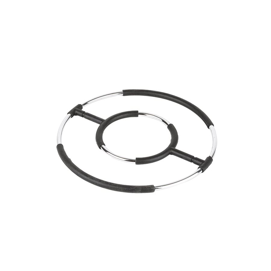 Salvamanteles redondo metal negro