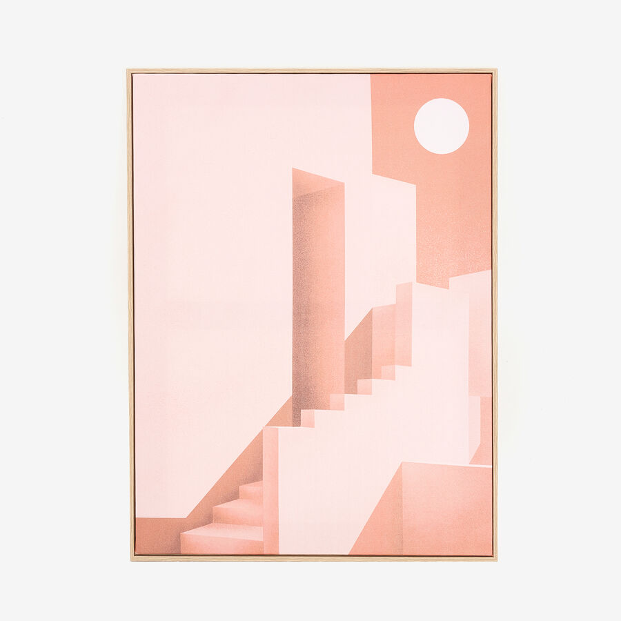 Cuadro con marco y cristal Ladder 45x60cm