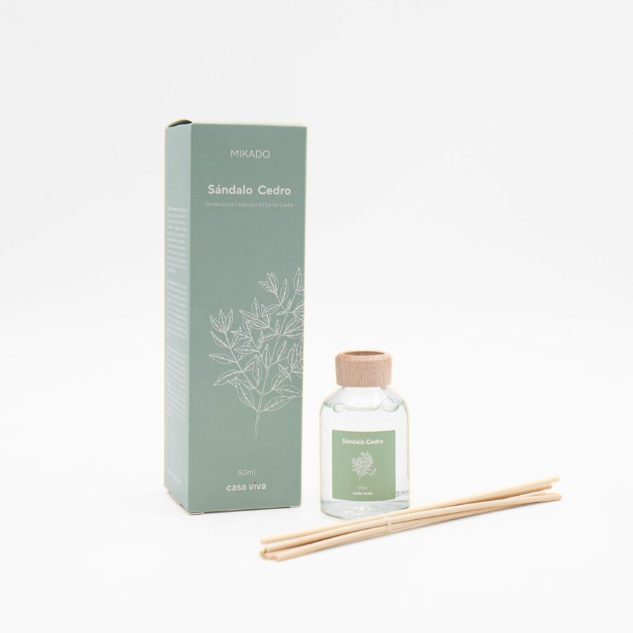 Difusor en mikado Sándalo y Cedro 50ml Casa Viva