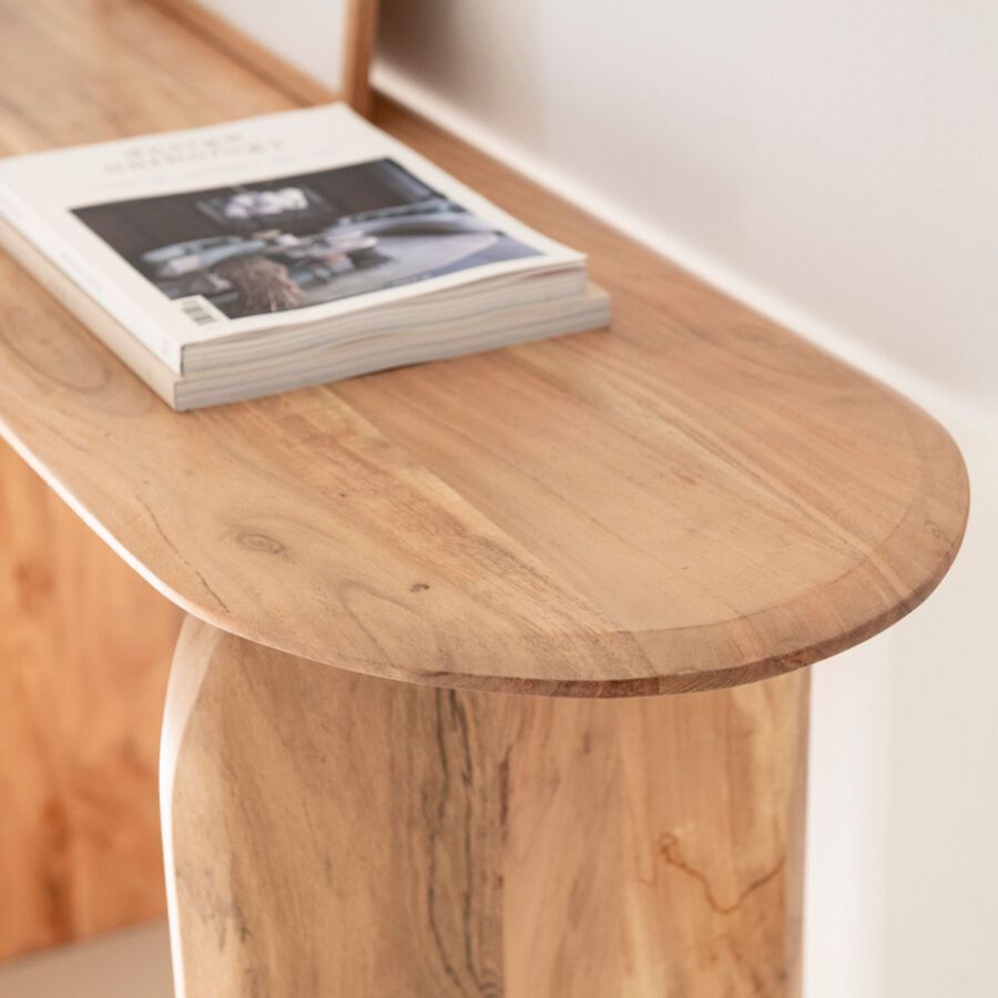 Consola de madera de acacia Yakarta 120x35x76cm