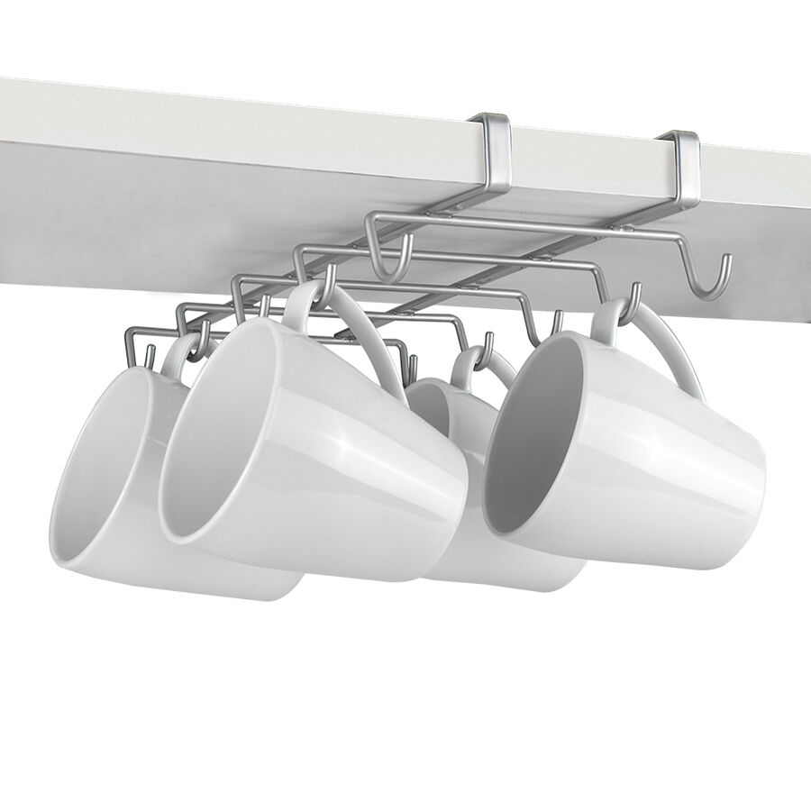 Colgador para 10 tazas acero inoxidable 14x28cm