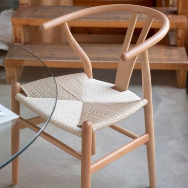 Silla de comedor de madera de haya Irma 56x52x76cm