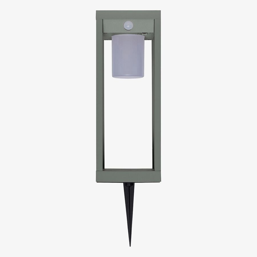 Farol solar para jard&iacute;n de aluminio verde Pirox 40cm