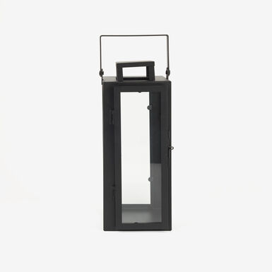 Farol de metal negro Calin 29cm