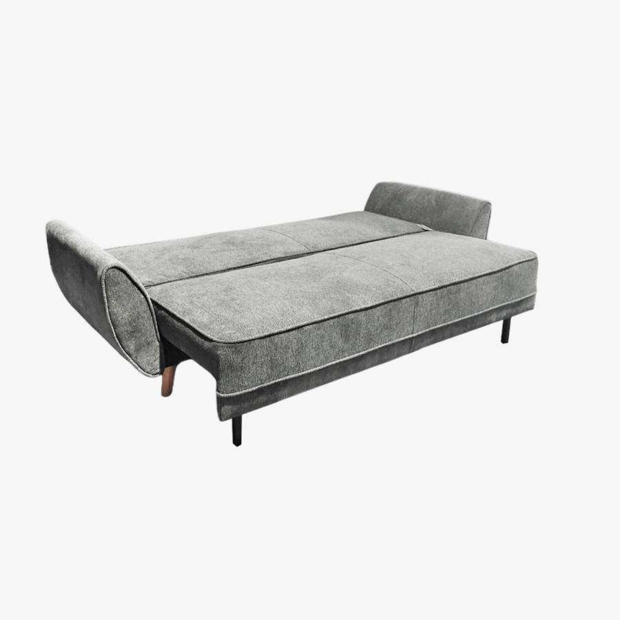 Sofá cama de 3 plazas gris Fules 212x85x85cm