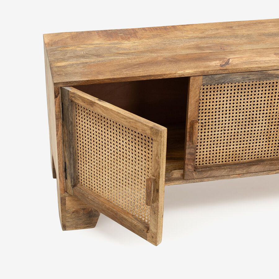 Mueble de TV de madera de mango Merlin 175x45x57cm Clau&Chloe