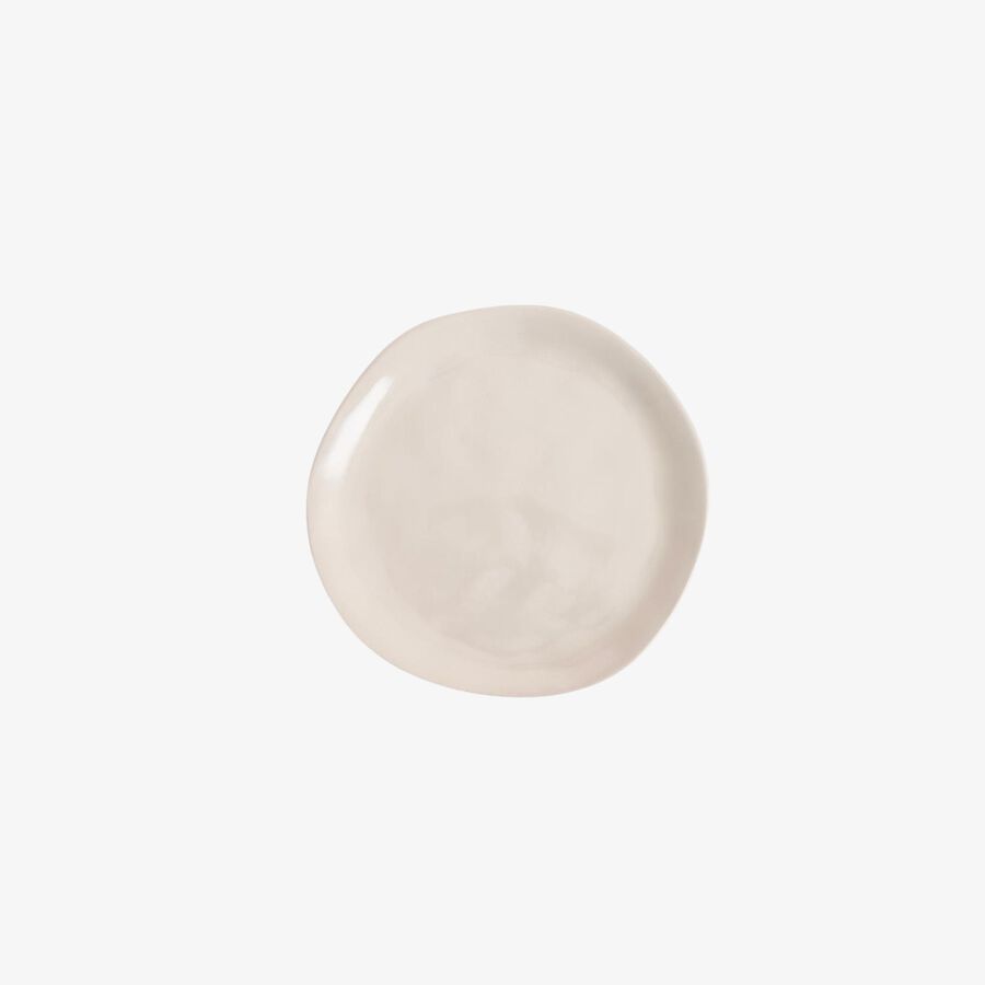 Plato postre de cerámica blanco Posima Ø20cm