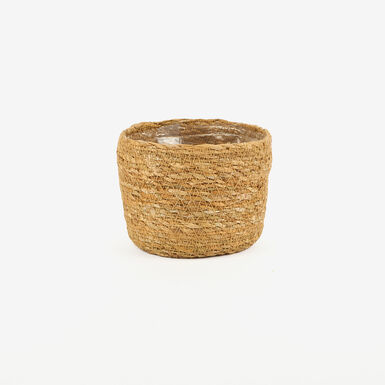 Macetero de fibras naturales Unax &Oslash;17x13cm