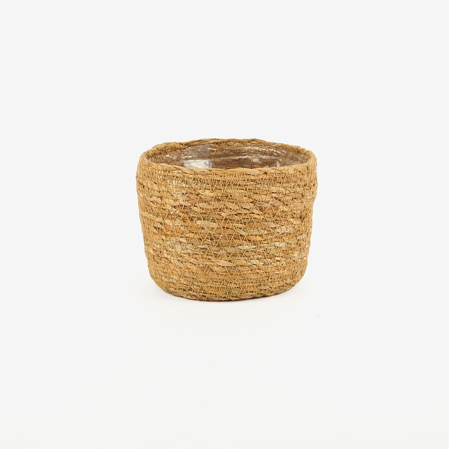 Macetero de fibras naturales Unax &Oslash;17x13cm