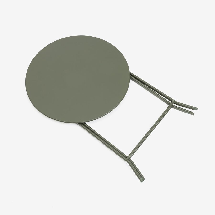 Mesa de balc&oacute;n plegable oliva Bistro &Oslash;60cm