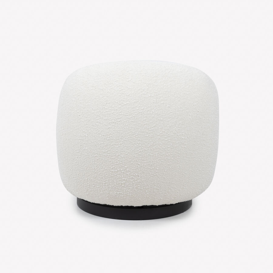 Butaca de borreguito giratoria blanca Pacha 81x95x71cm Clau&Chloe