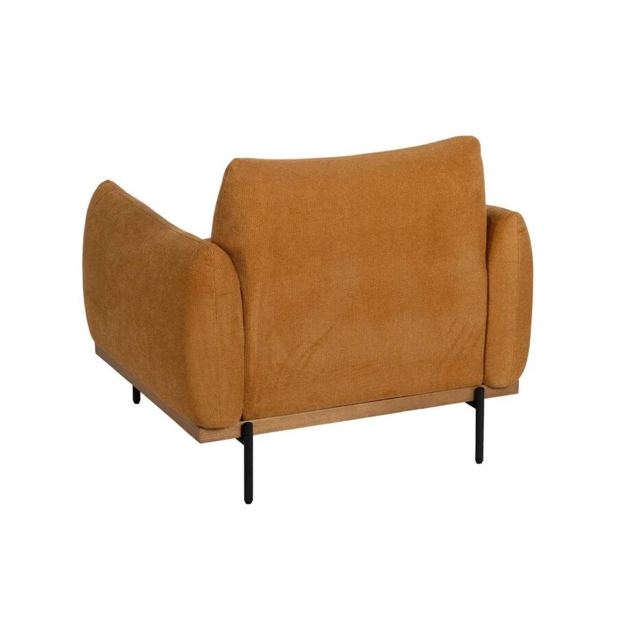 Butaca mostaza Monique 102x89x86cm