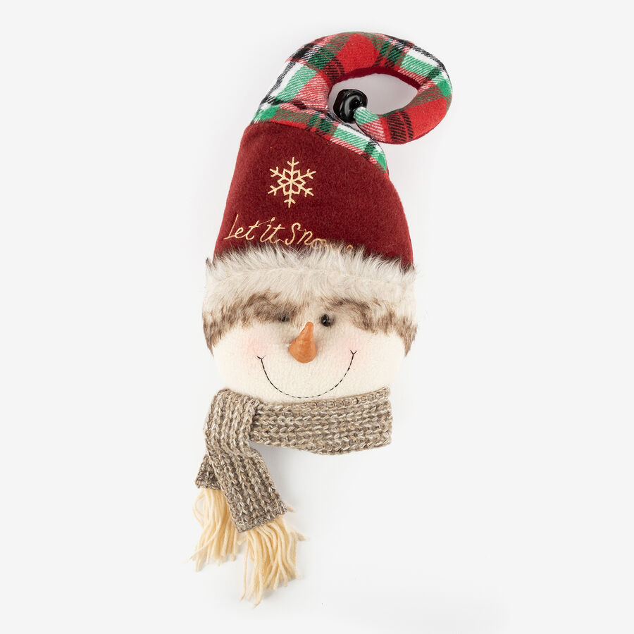 Adorno colgante Busto muñeco de nieve 41cm