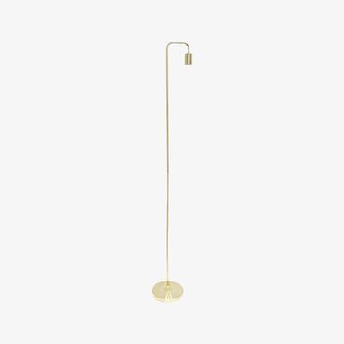 L&aacute;mpara de pie de metal dorada Kobe &Oslash;20x150cm