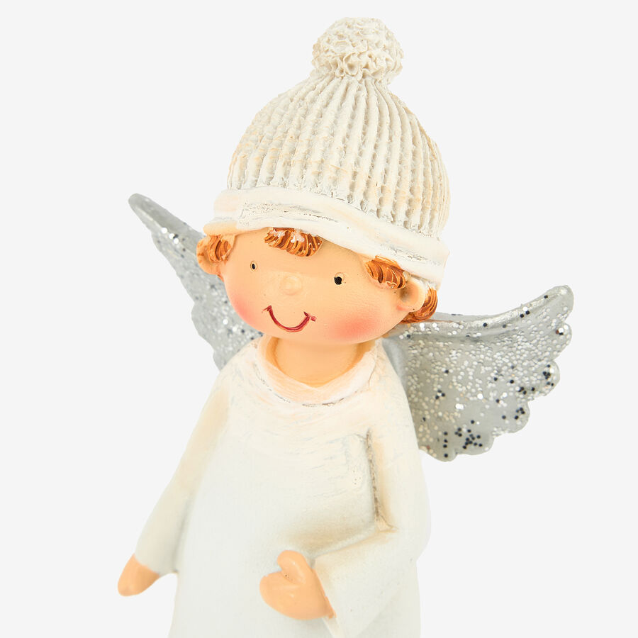 Figura decorativa &Aacute;ngel de pie 7x5x14,7cm