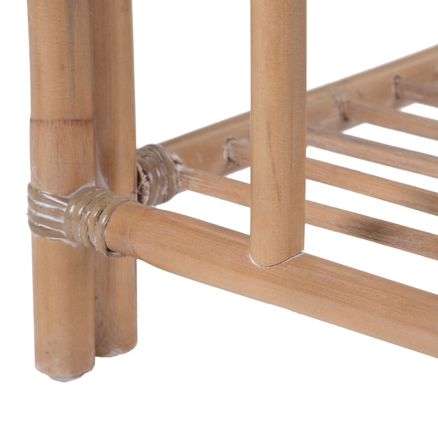 Mesa de centro de ratán 100x60x40cm