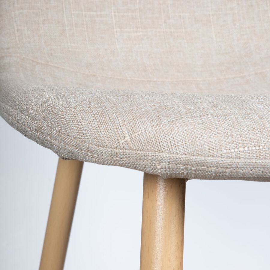 Silla de comedor beige Concept 45x55x86cm