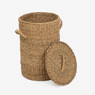 Cesta para ropa de fibras naturalesTypha Rajad &Oslash;40x60cm