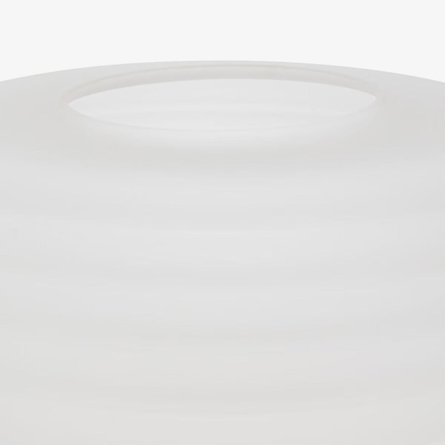 L&aacute;mpara de mesa Astor de vidrio beige 36cm