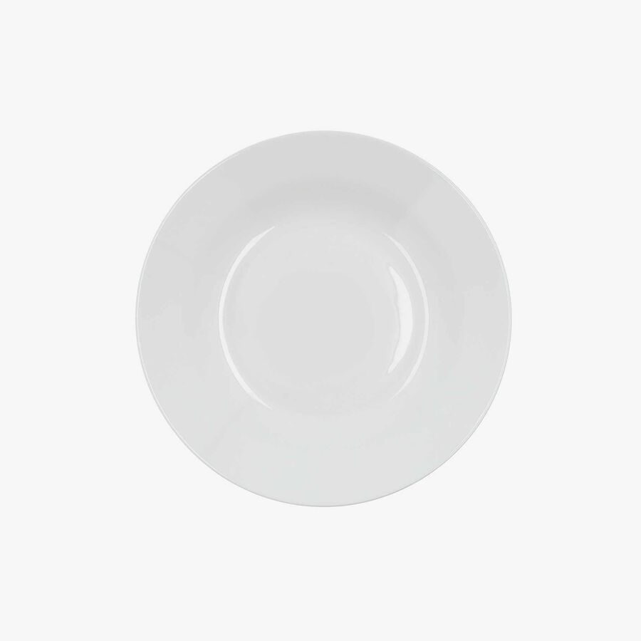 Plato hondo porcelana blanca Vetra &Oslash;22,5cm