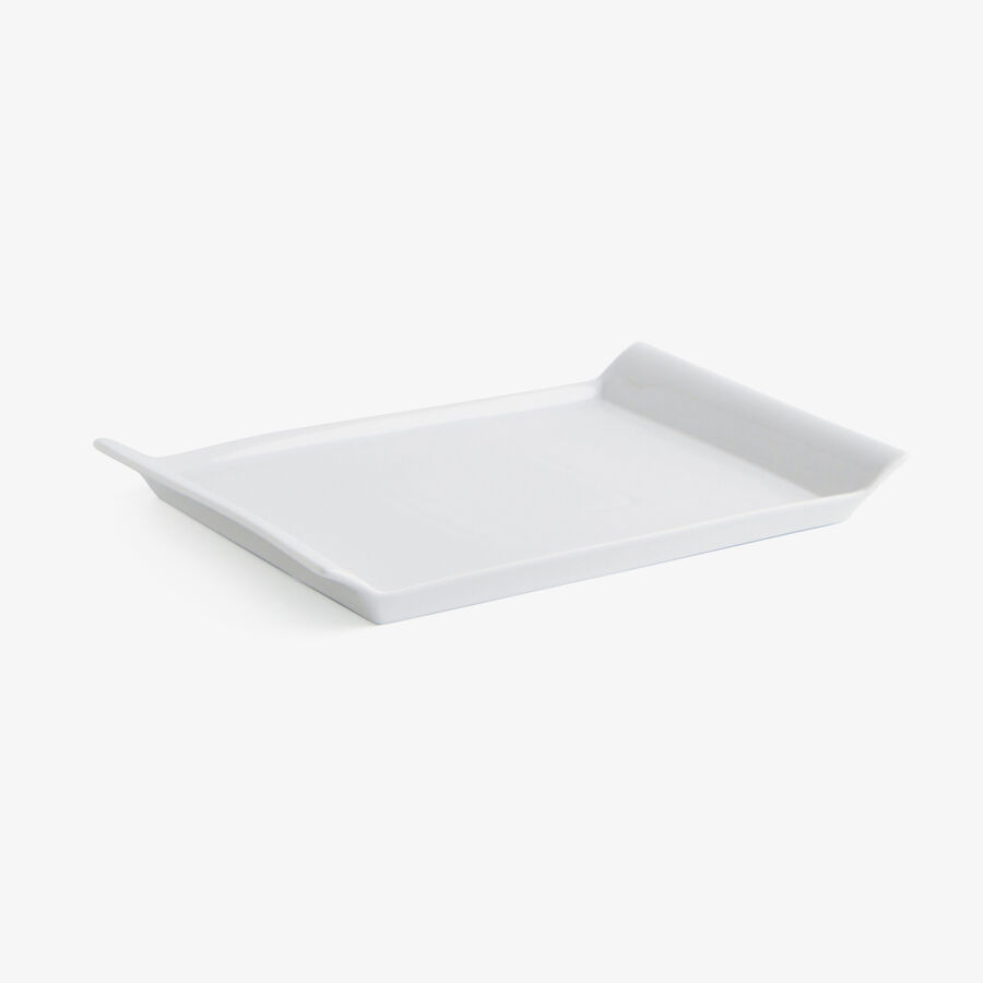 Fuente rectangular de porcelana Gastro Fresh 26cm