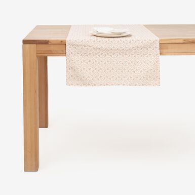 Camino de mesa de algod&oacute;n reciclado Ixora 55x140cm