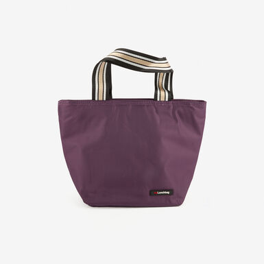 Bolsa lunchbag con asas lila 33x14x23cm 3,7L