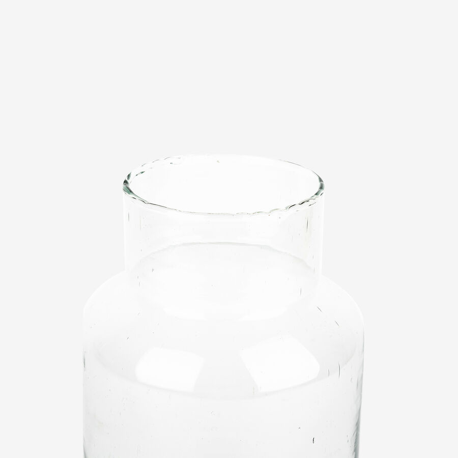 Jarrón de vidrio reciclado Ø15x29cm