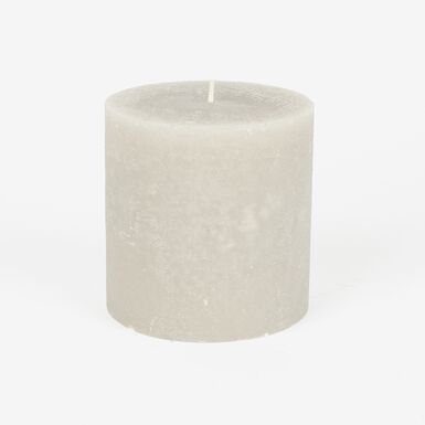 Vela decorativa cilindro taupe Kerze &Oslash;10x10cm