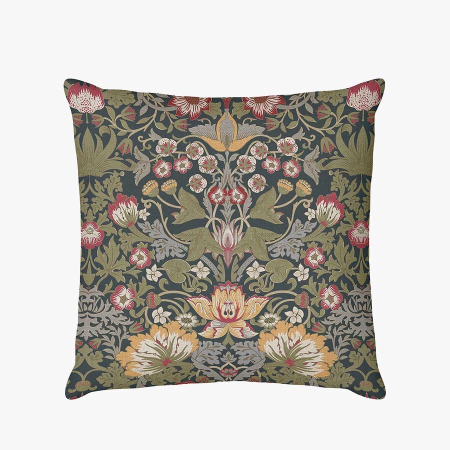 Funda de coj&iacute;n de lino blooming Botanicals 45x45cm Clau&Chloe