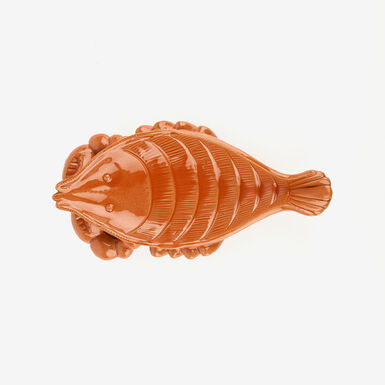 Centro de mesa de cer&aacute;mica Lobster 28x14x3cm