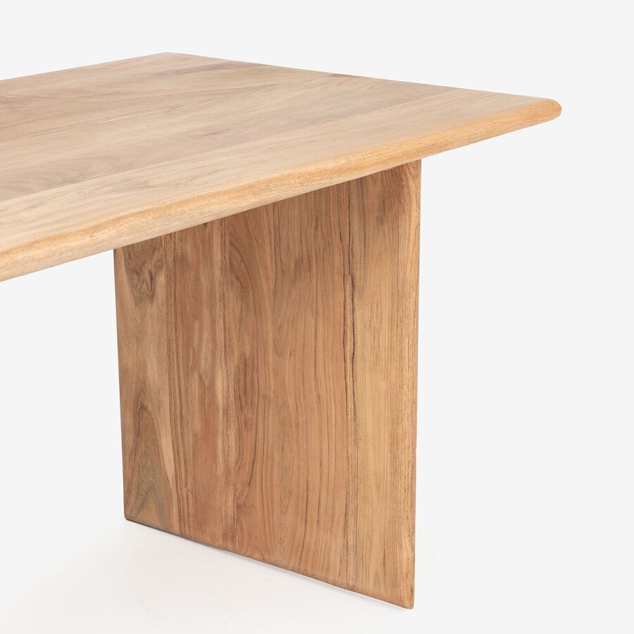 Mesa de comedor de madera de acacia Riga 160x80x77cm Clau&Chloe