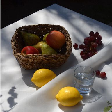 Cesta de fibra natural Bango disponible en varias medidas