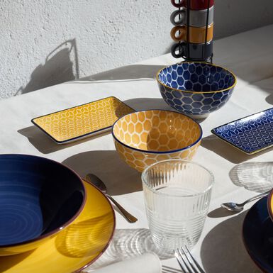 Bandeja de porcelana Okinawa 15x9cm