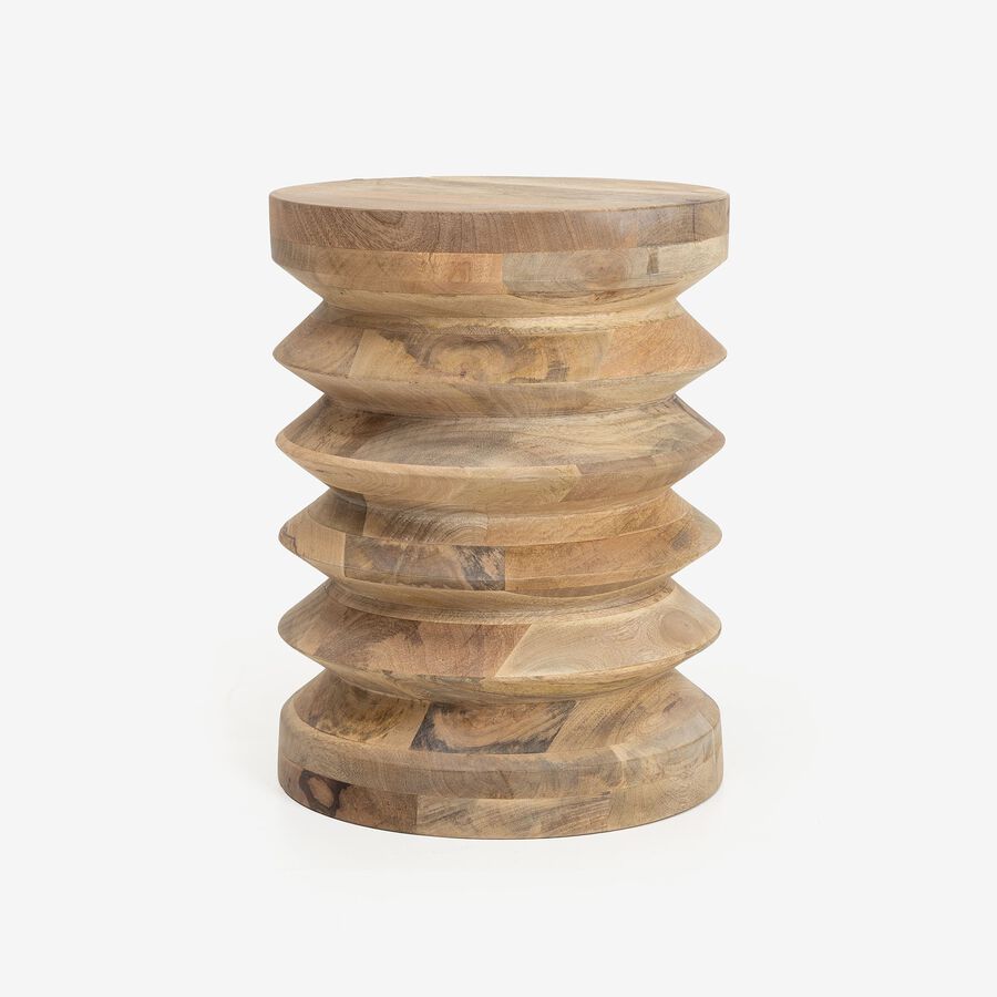 Mesa auxiliar mango Volos Ø39x50cm Clau&Chloe