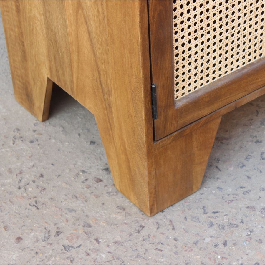 Mueble de televisión de madera de mango Merlín 175x45x57cm Clau&Chloe