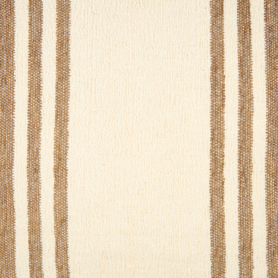 Funda de coj&iacute;n de chenilla rayas Vidoa 45x45cm