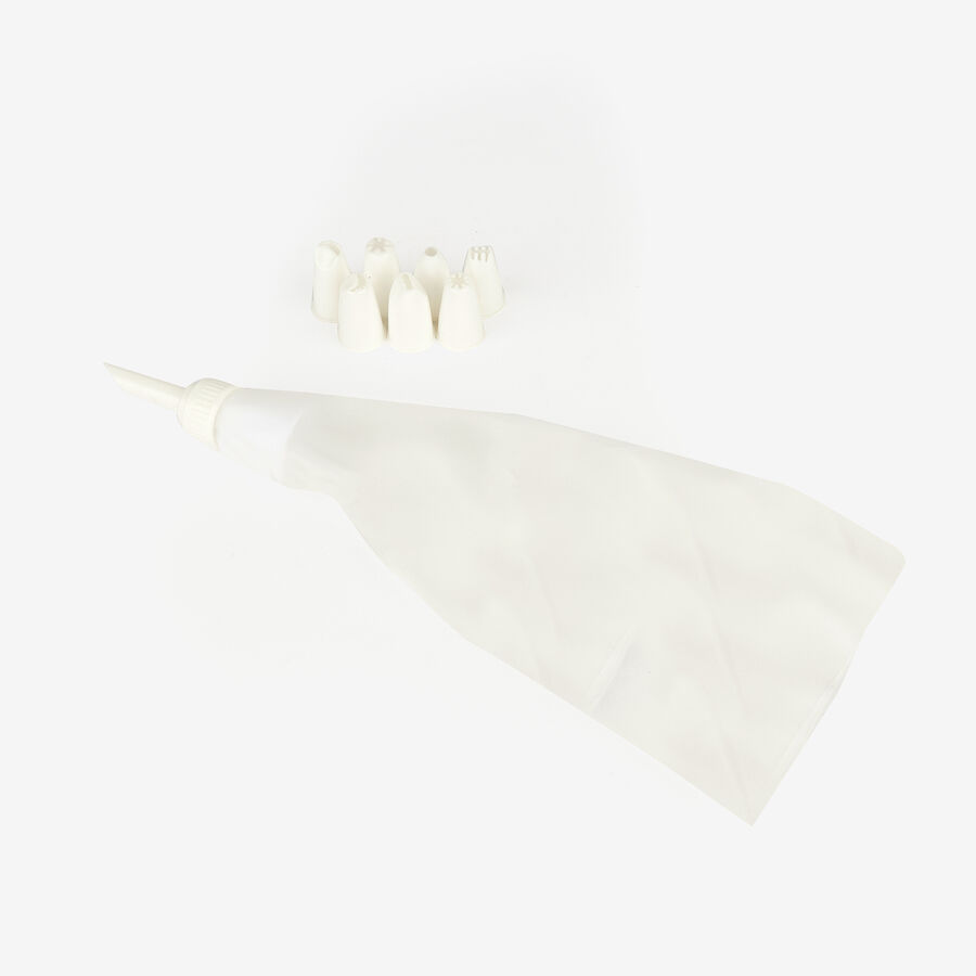 Manga pastelera con 8 boquillas 32cm