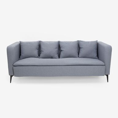 Sofá de 3 plazas gris Milka 201x81cm